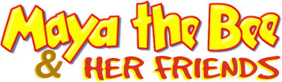 Maya the Bee & Her Friends logo for GameBoy Color